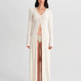 Vanilla Long Cardigan - Beige