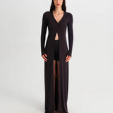 Vanilla Long Cardigan - Black