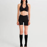 Halter Bra - Black