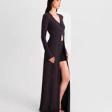Vanilla Long Cardigan - Black