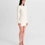 Vanilla Long Sleeve Dress - Beige