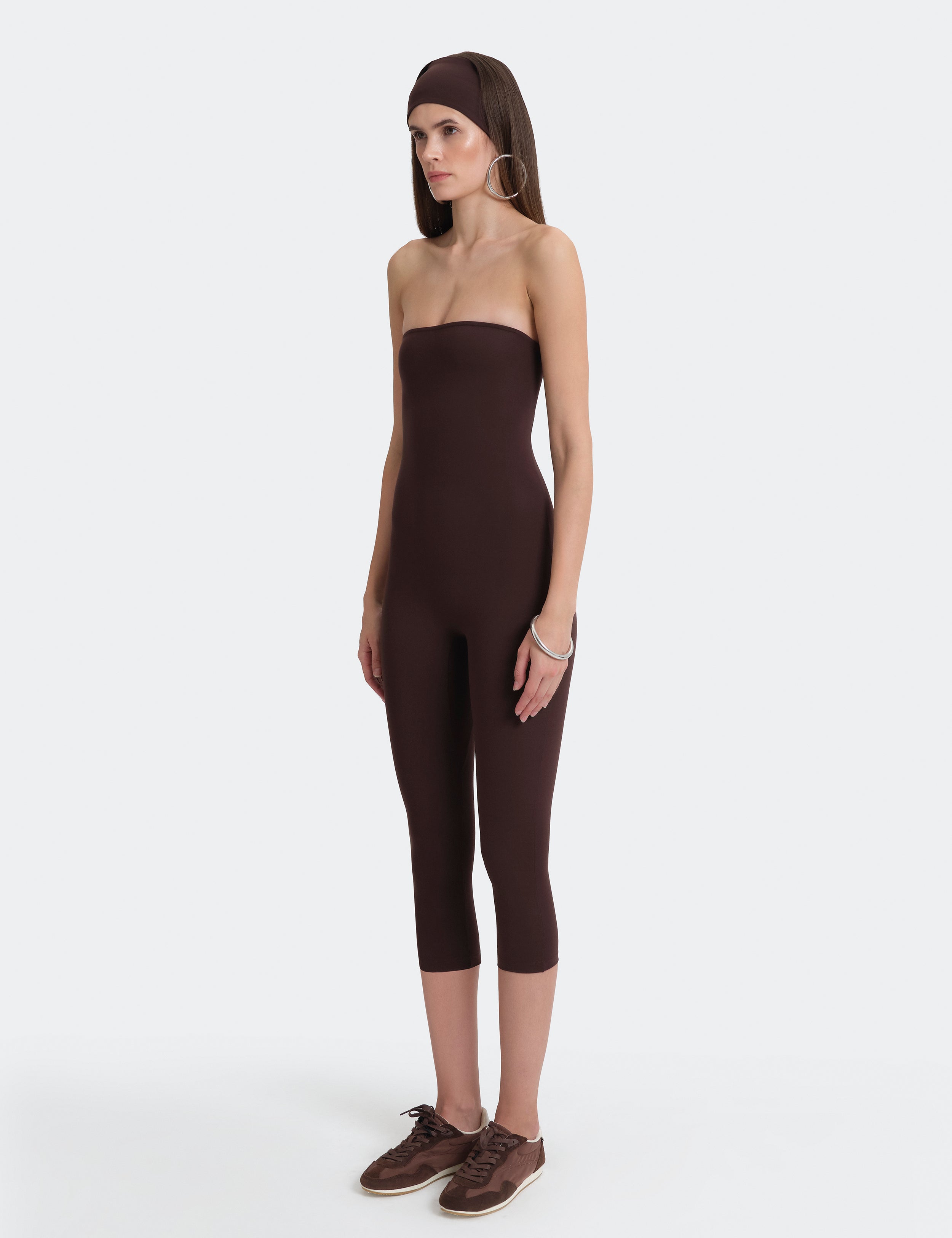 After Hours Jumpsuit - Brown