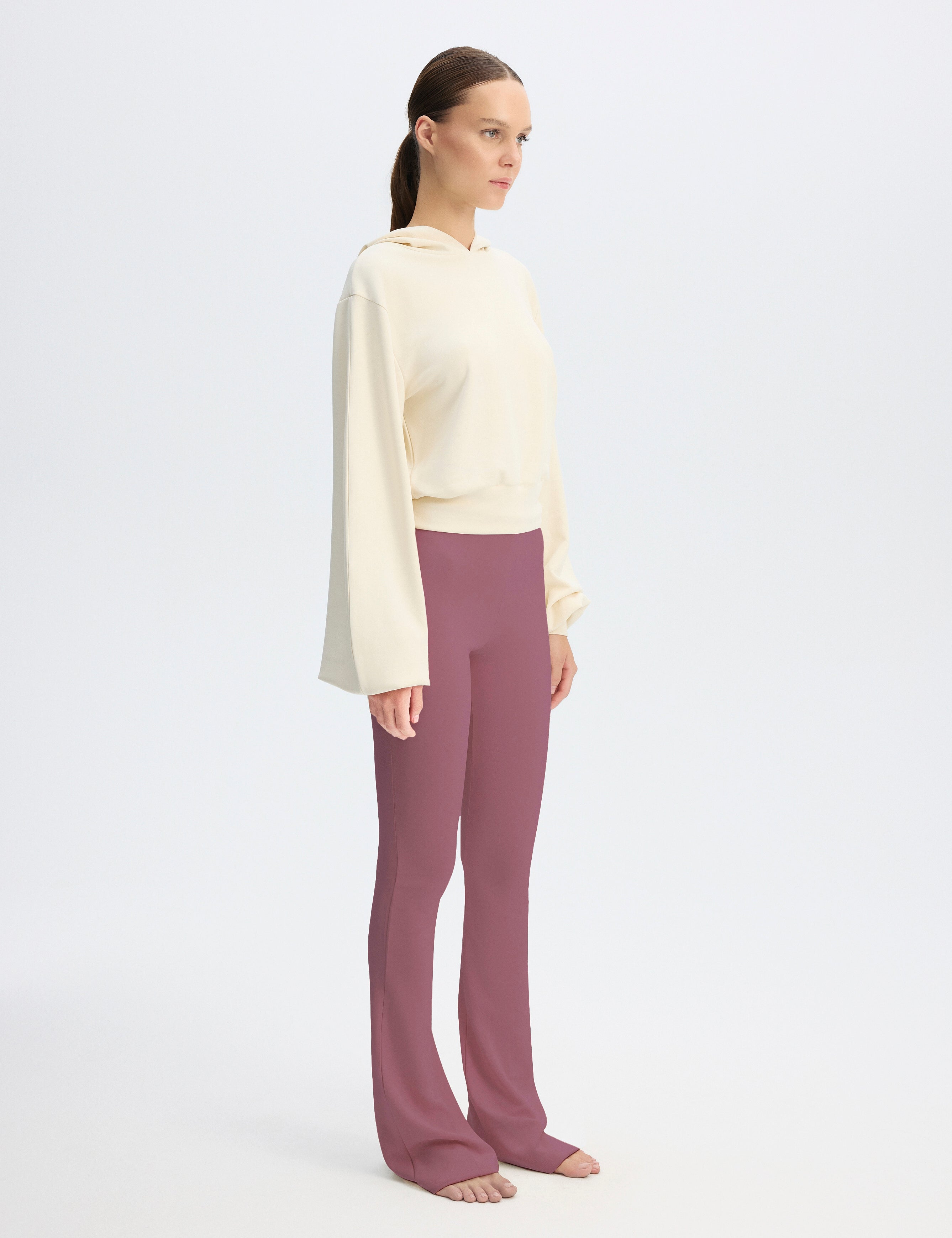 London Flared Pants - Mauve