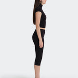Off-Duty Yoga Capri Pants - Black