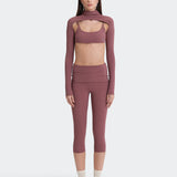 Off-Duty Yoga Capri Pants - Mauve