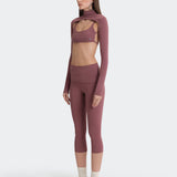 Off-Duty Yoga Capri Pants - Mauve