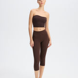 Shelby Capri Bottom - Brown