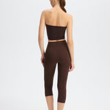 Shelby Capri Bottom - Brown