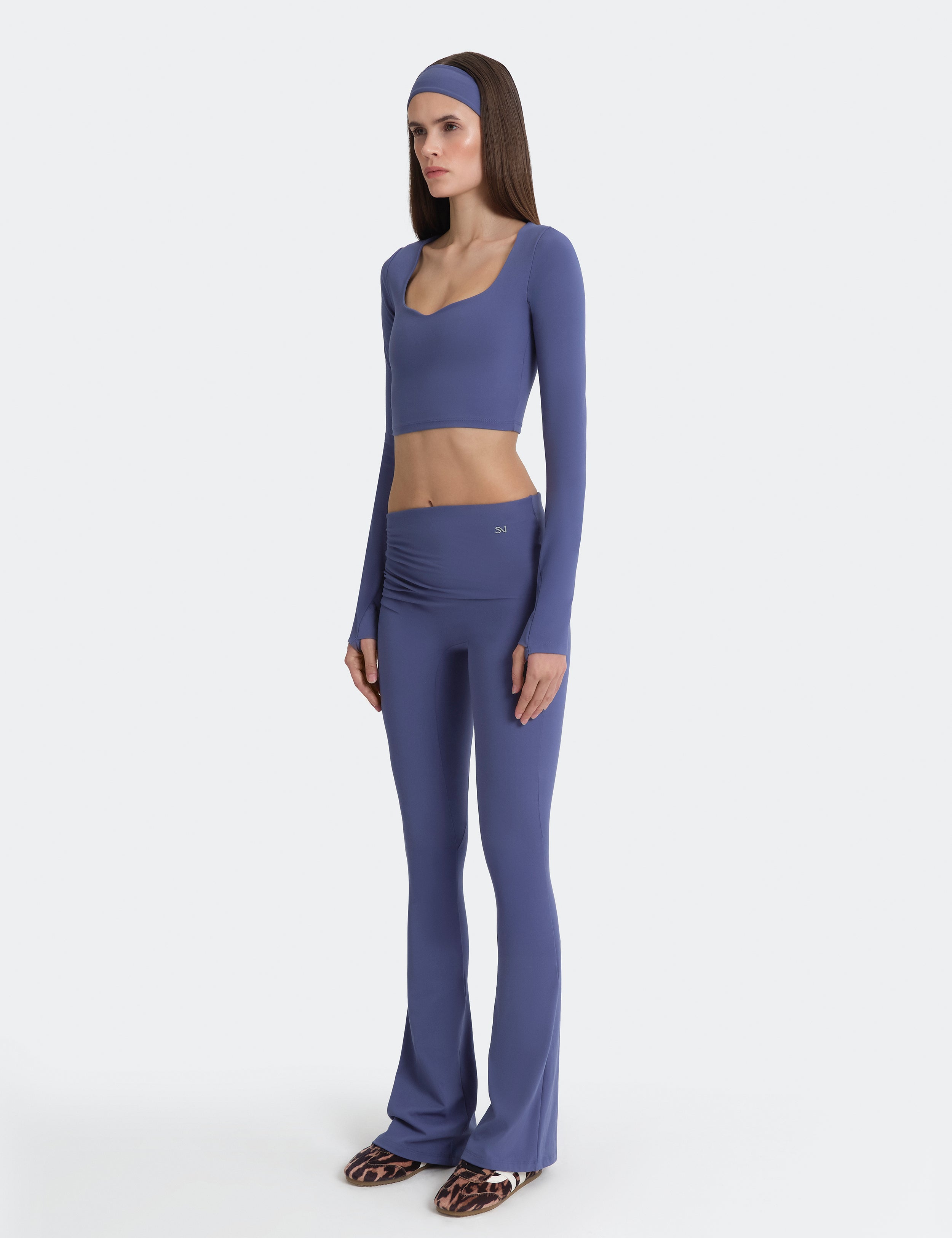 Sky Long Sleeve Top - Blue