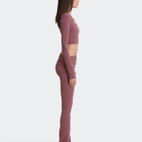 Sky Long Sleeve Top - Mauve
