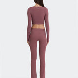 Sky Long Sleeve Top - Mauve