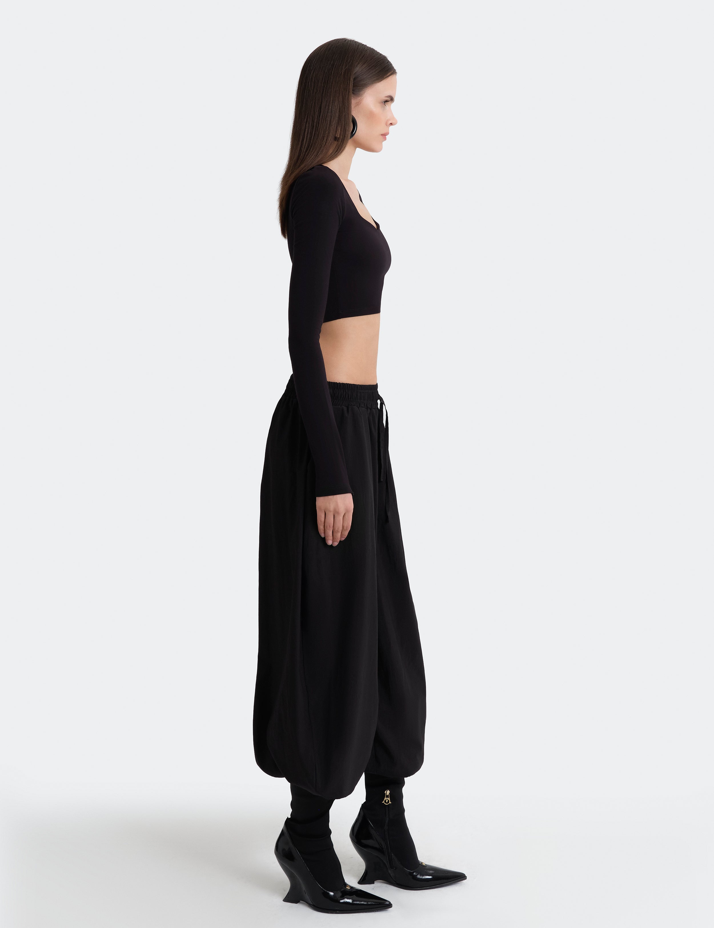 Sky Long Sleeve Top - Black