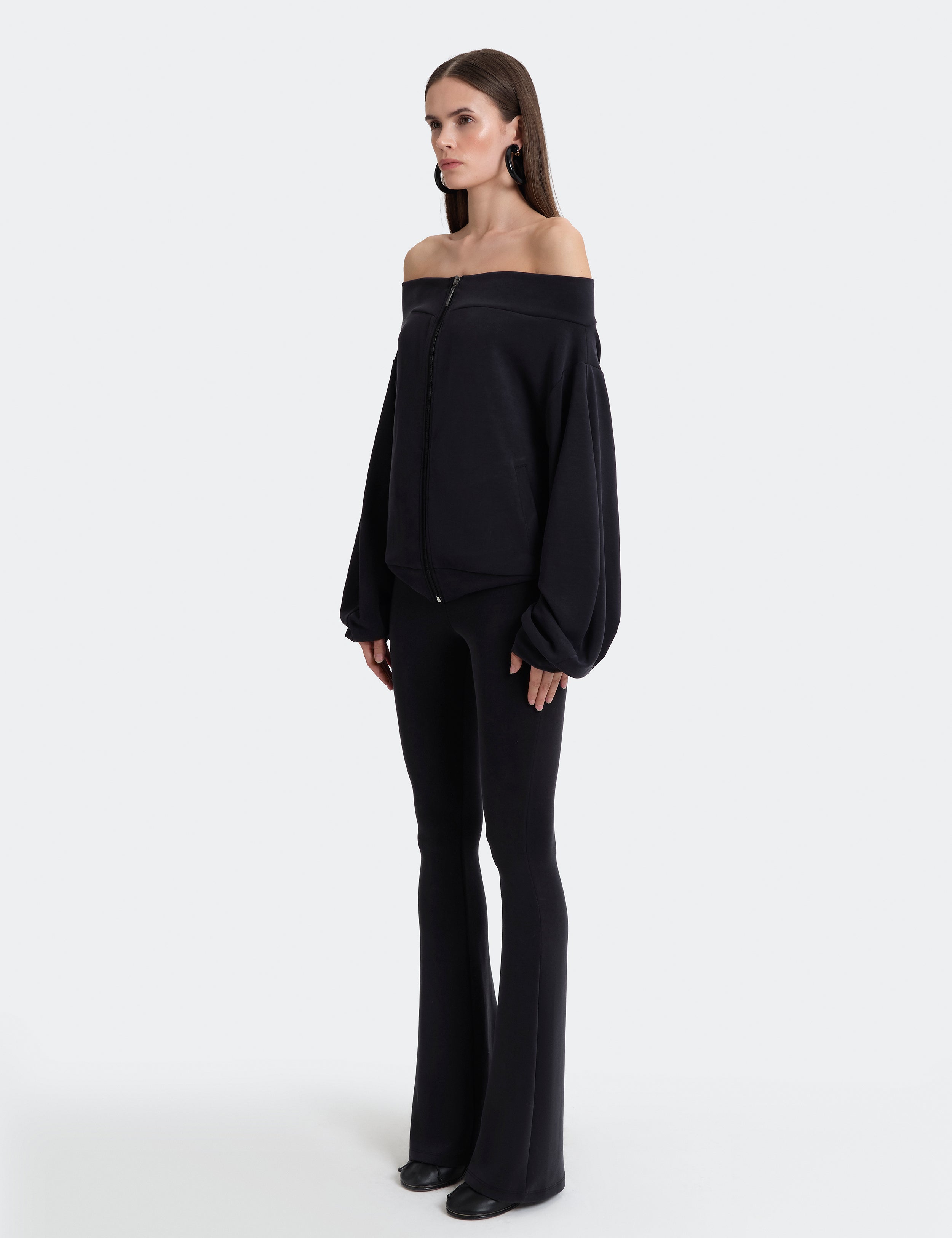 Urban Zip Sweatshirt - Black